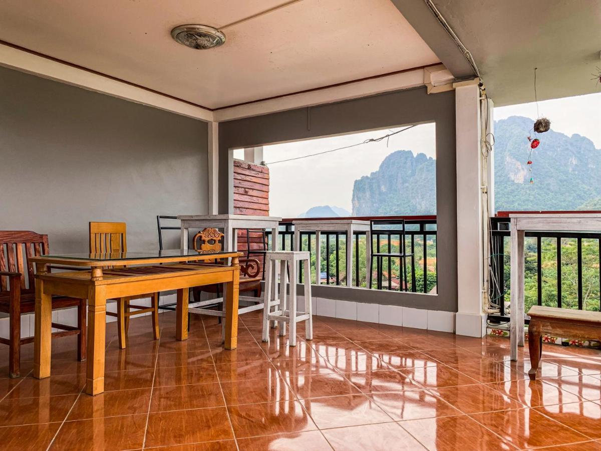 Bountang Mountain View Riverside Hotel Vang Vieng Ngoại thất bức ảnh