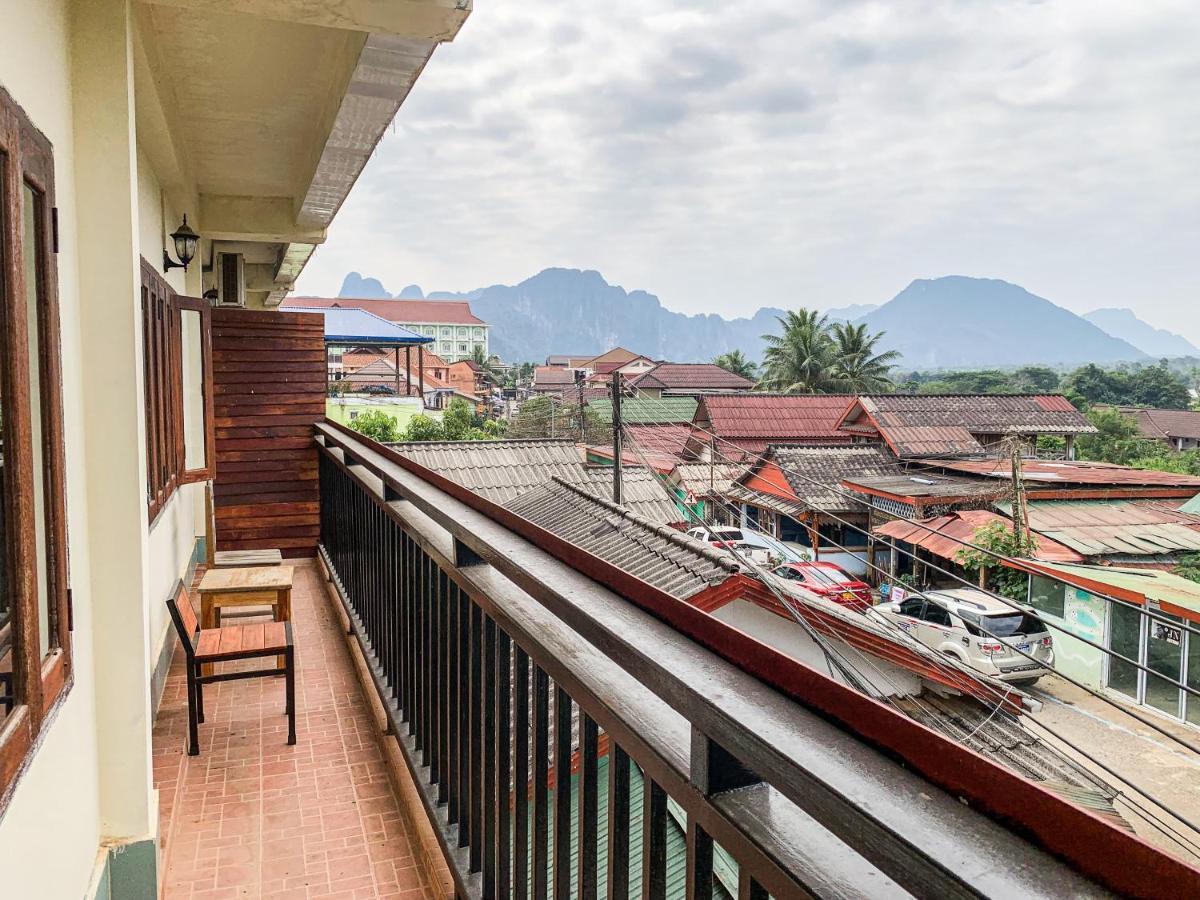 Bountang Mountain View Riverside Hotel Vang Vieng Ngoại thất bức ảnh