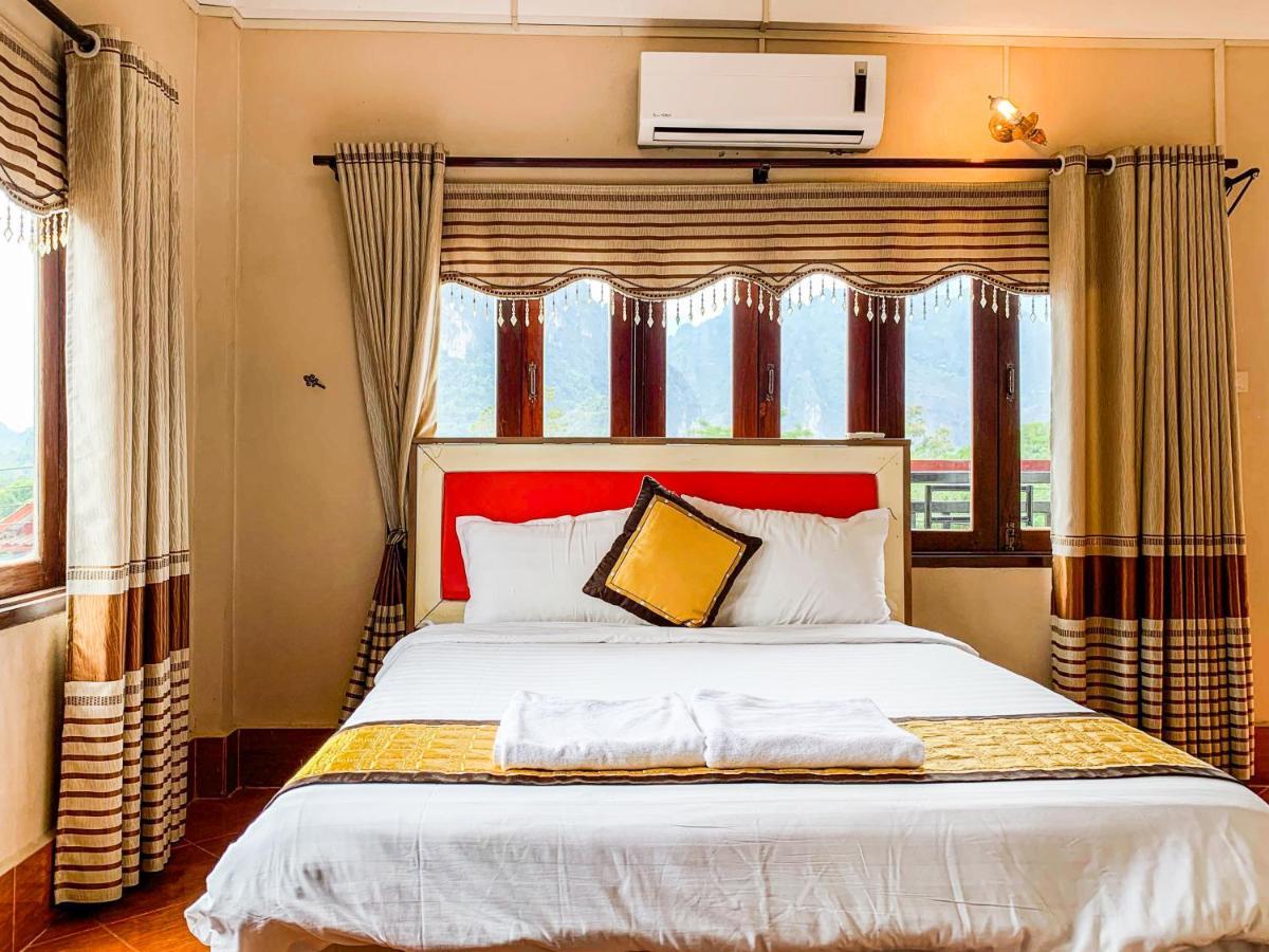 Bountang Mountain View Riverside Hotel Vang Vieng Ngoại thất bức ảnh